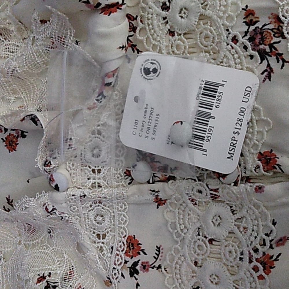 NEW Free People Floral boho Gypsy Maxi dress - Picture 6 of 7